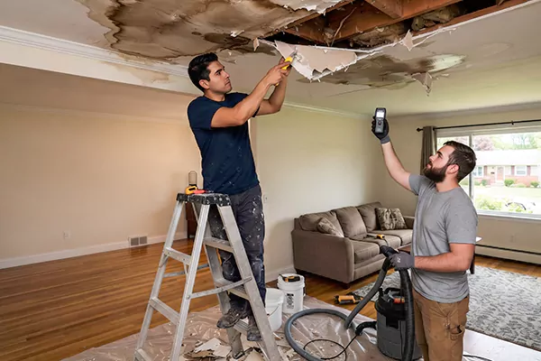 Ceiling Water Damage Restoration Victorville
