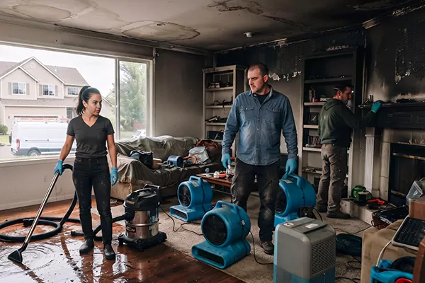 Smoke and Water Damage Restoration Victorville