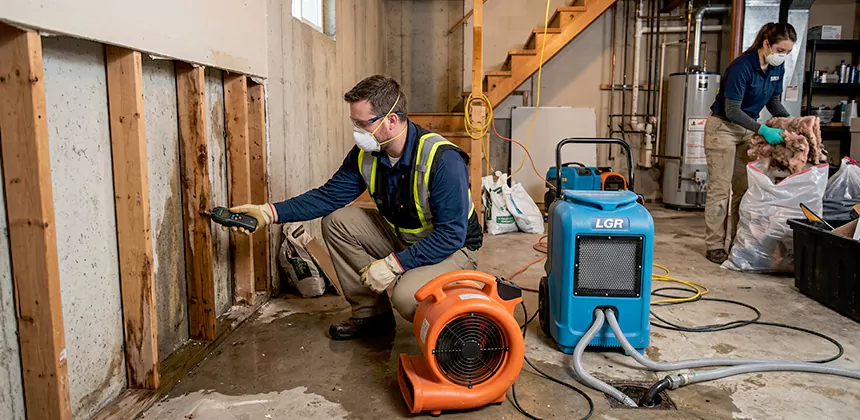Basement Restoration After Water Damage in Victorville