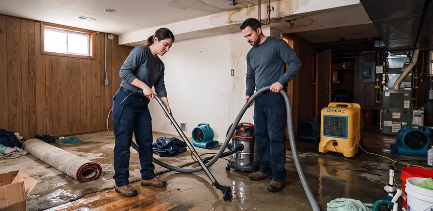 Frozen Pipe Burst Cleanup in Victorville