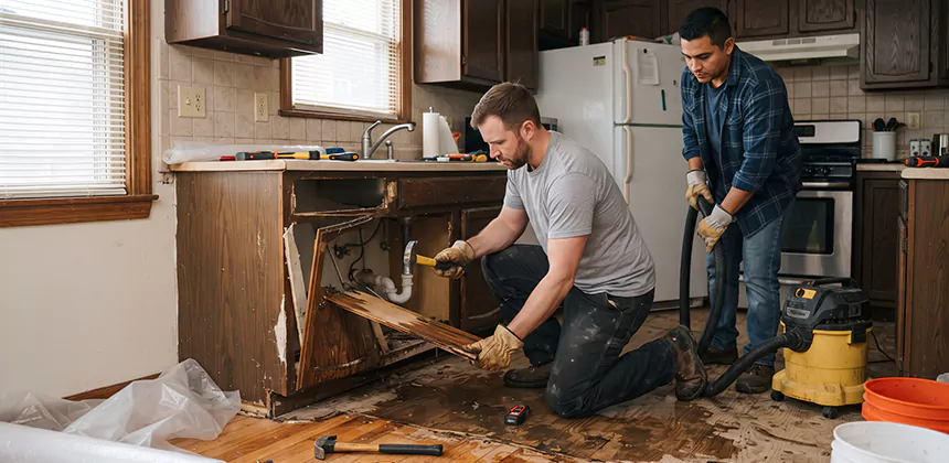 Repairing Water Damaged MDF Cabinets in Victorville