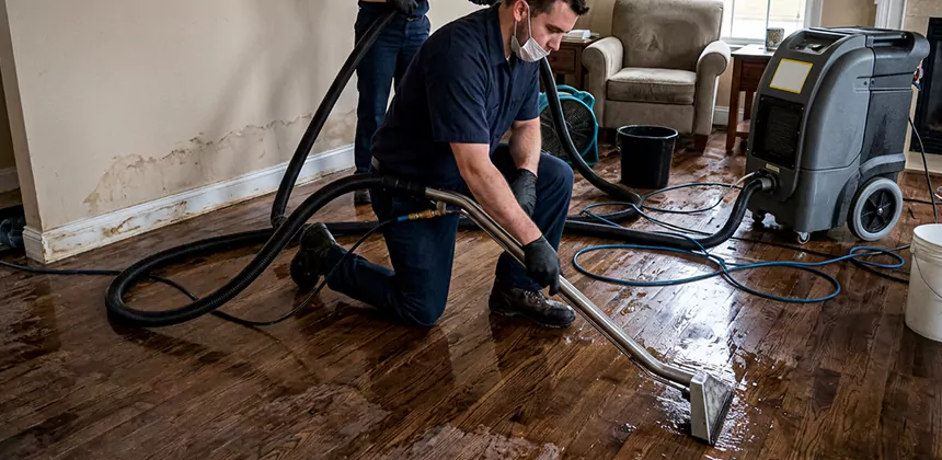 Hardwood Floor Water Extraction in Victorville